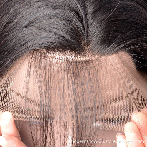 High Feedback Virgin Hair Wigs Vendors Water Wave Full Lace Human Hair Wig